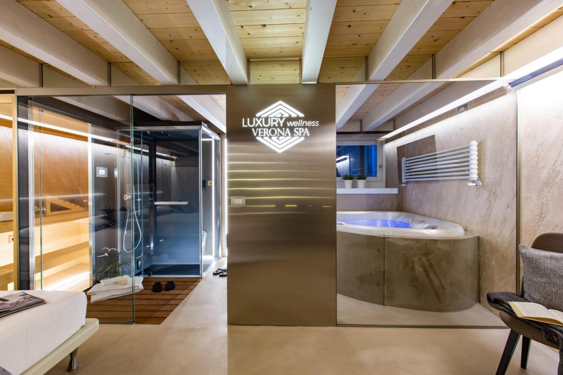 Luxury Wellness Verona Spa Lägenhet Exteriör bild